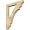 Ekena Millwork Olympic Craftsman Rough Sawn Bracket, Douglas Fir, 4"W x 36"D x 42"H BKT04X36X42OLY04RDF - alternate 1